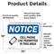 Signmission Cell Phone Use Permitted In This Area, 24 in W x Rectangle, Vinyl Decal OS-2PACK-NS-D-1824-L-15321 - alternate 3